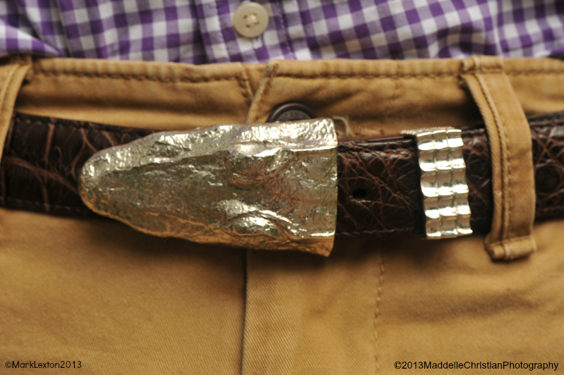 Alligator Belt Buckle