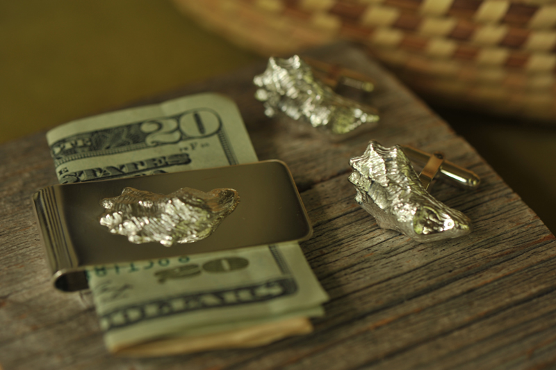 Oyster Shell Money Clip
